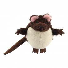 Brown Mouse finger puppet