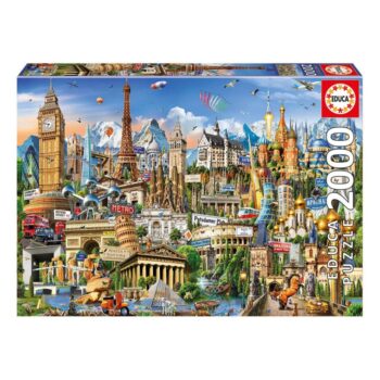 European Landmarks 2000 Piece Puzzle