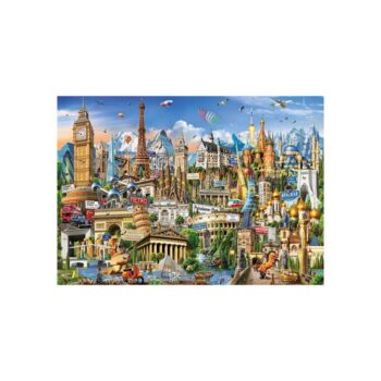 European Landmarks 2000 Piece Puzzle - Image 3