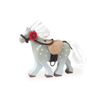 Alternative view of Grey Riding Horse