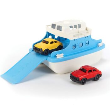 Ferry Boat with Cars Blue