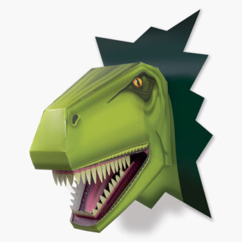 Alternative view of Build a Terrible T Rex Head