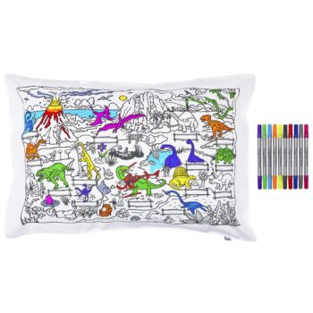 Doodle Dinosaur Pillowcase
