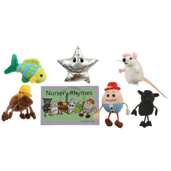 Nursery Rhymes Finger Puppets Book Set - Image 2