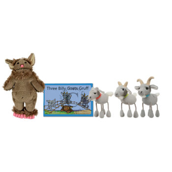 Alternative view of Three Billy Goats Gruff Finger Puppets Book Set
