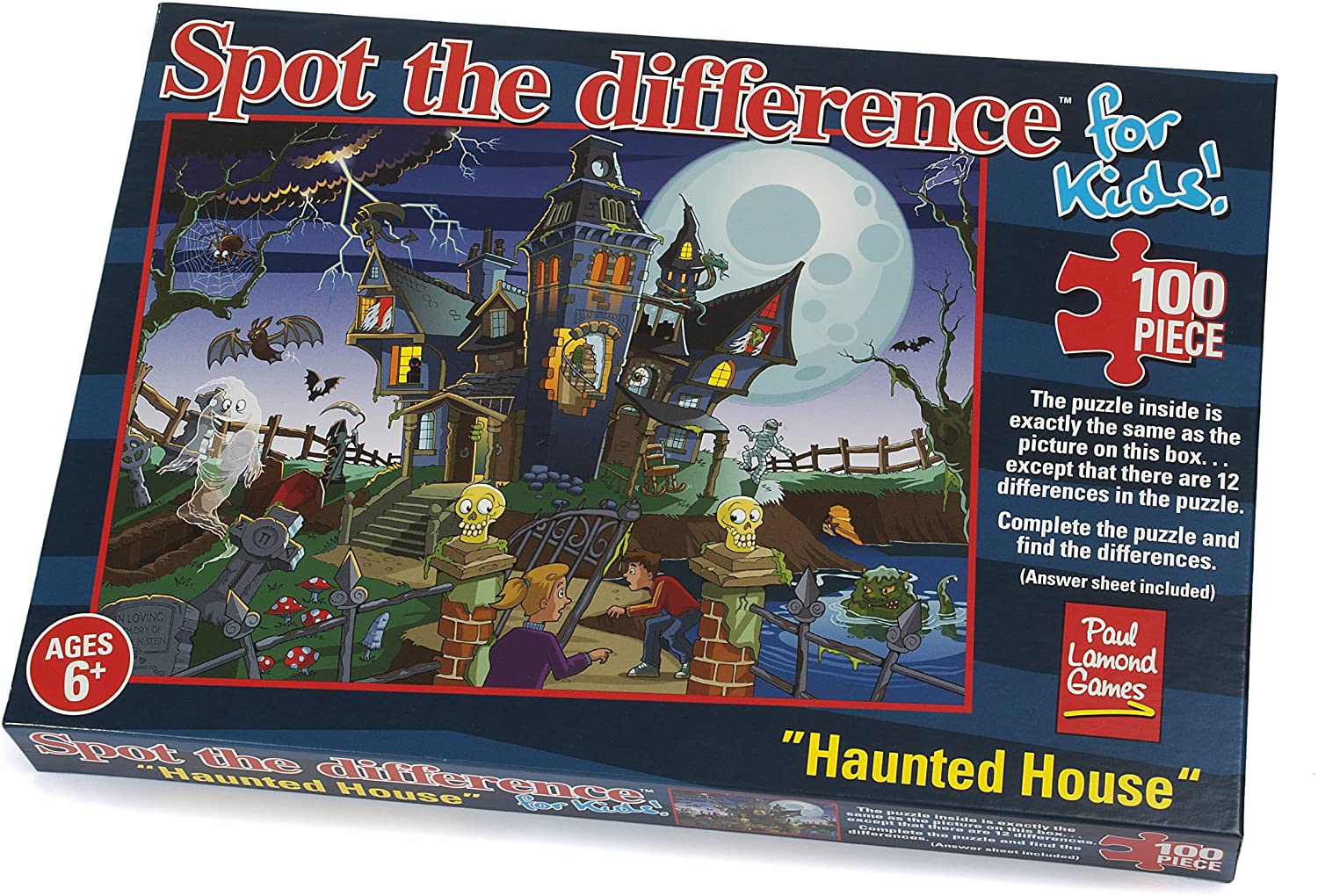 Spot the Difference Puzzle Haunted House