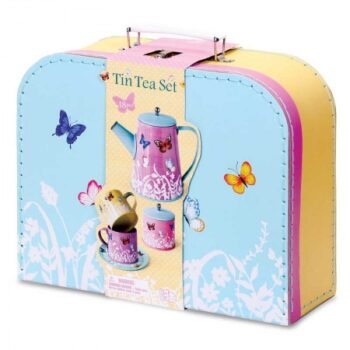 Alternative view of Butterfly Tin Tea Set