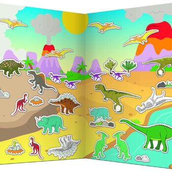 Alternative view of Dinosaurs Stickabouts