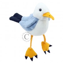 Seagull finger puppet