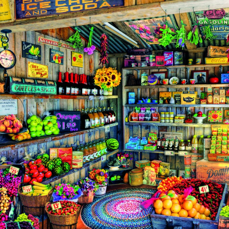 The Farmers Market 2000 Piece Puzzle - Image 2