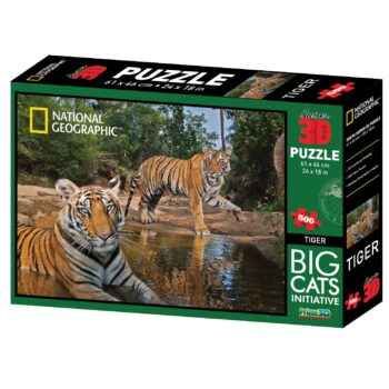 Tigers 500 Piece 3D Puzzle