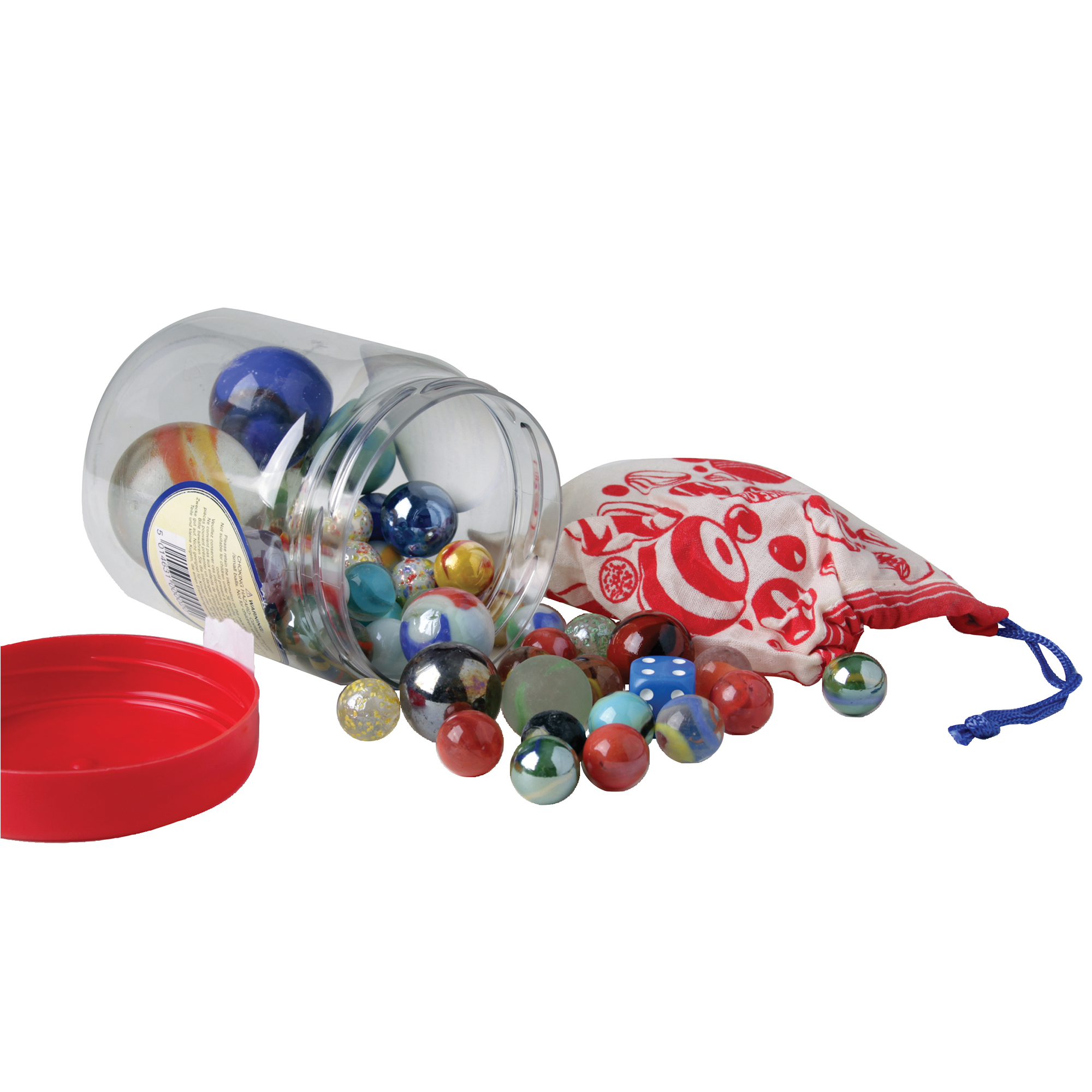 Tub of 50 Marbles - Image 2