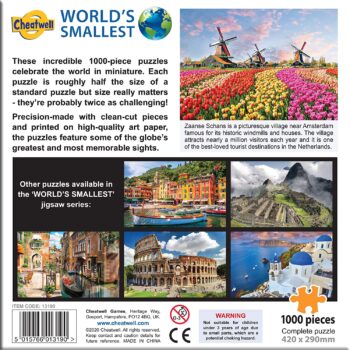 Alternative view of Worlds Smallest Puzzle Dutch Windmills