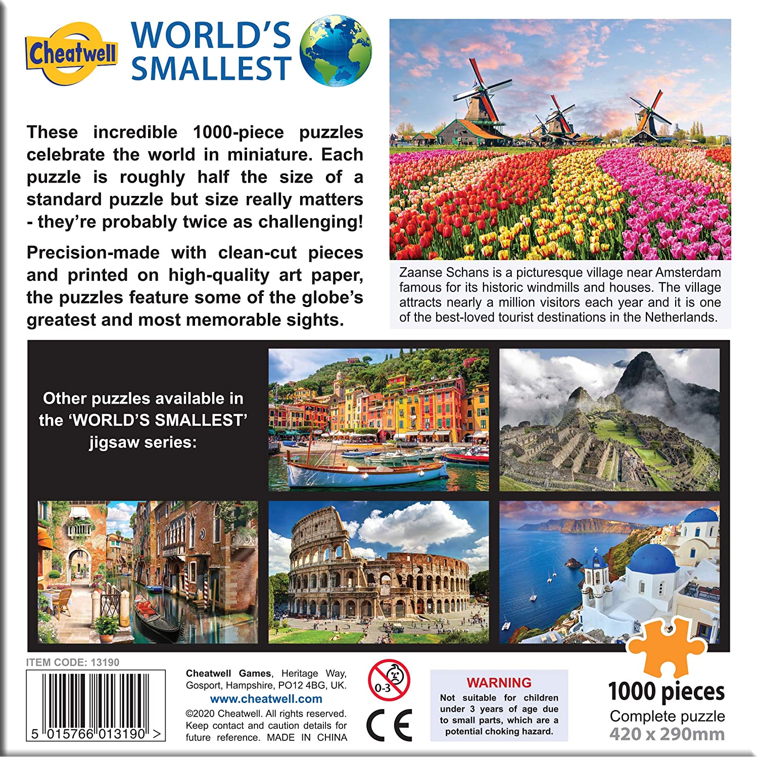 Worlds Smallest Puzzle Dutch Windmills - Image 2