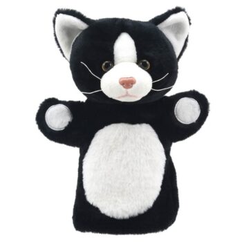 Black White Cat Puppet
