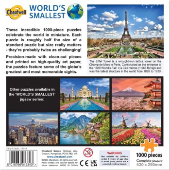 Worlds Smallest Puzzle Eiffel Tower - Image 3