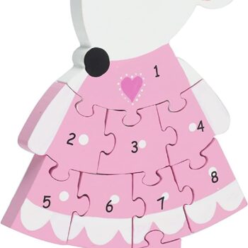 Alternative view of Pink Mouse Number Puzzle