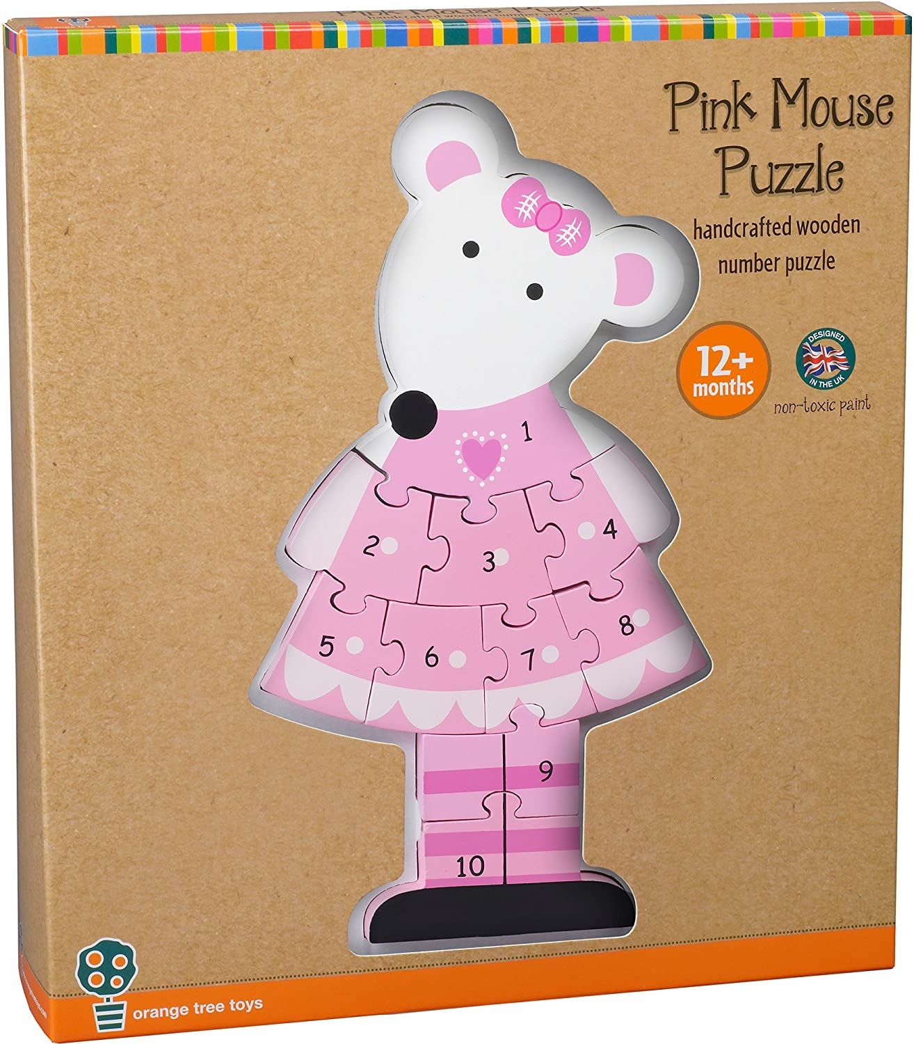 Pink Mouse Number Puzzle