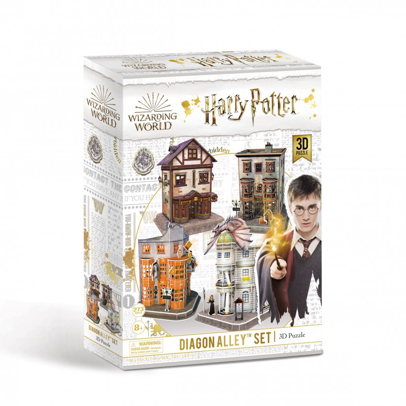 Harry Potter Diagon Alley 4 in 1 3D Puzzle Set - Image 2