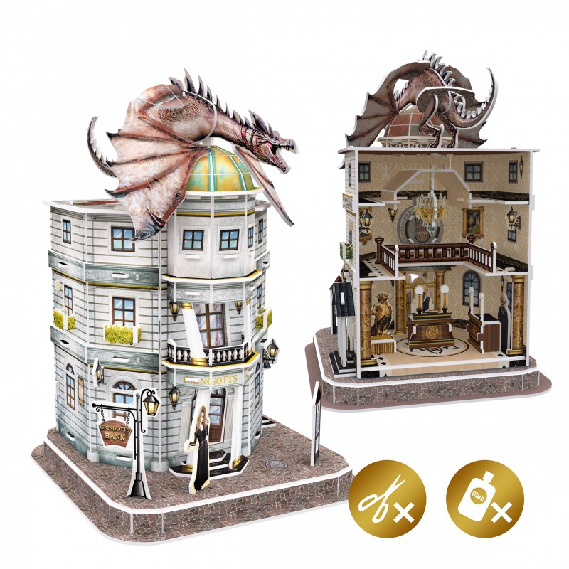 Harry Potter Diagon Alley Gringotts Bank 3D Puzzle - Image 3