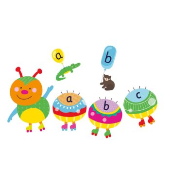 Alternative view of Alphabet Caterpillar Stickabouts