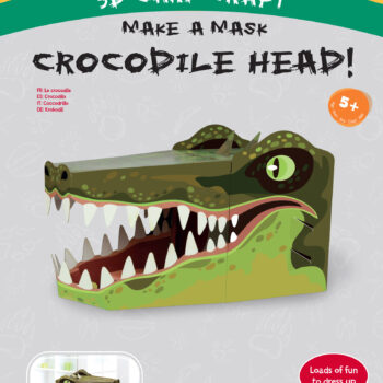 Crocodile Head 3D Mask