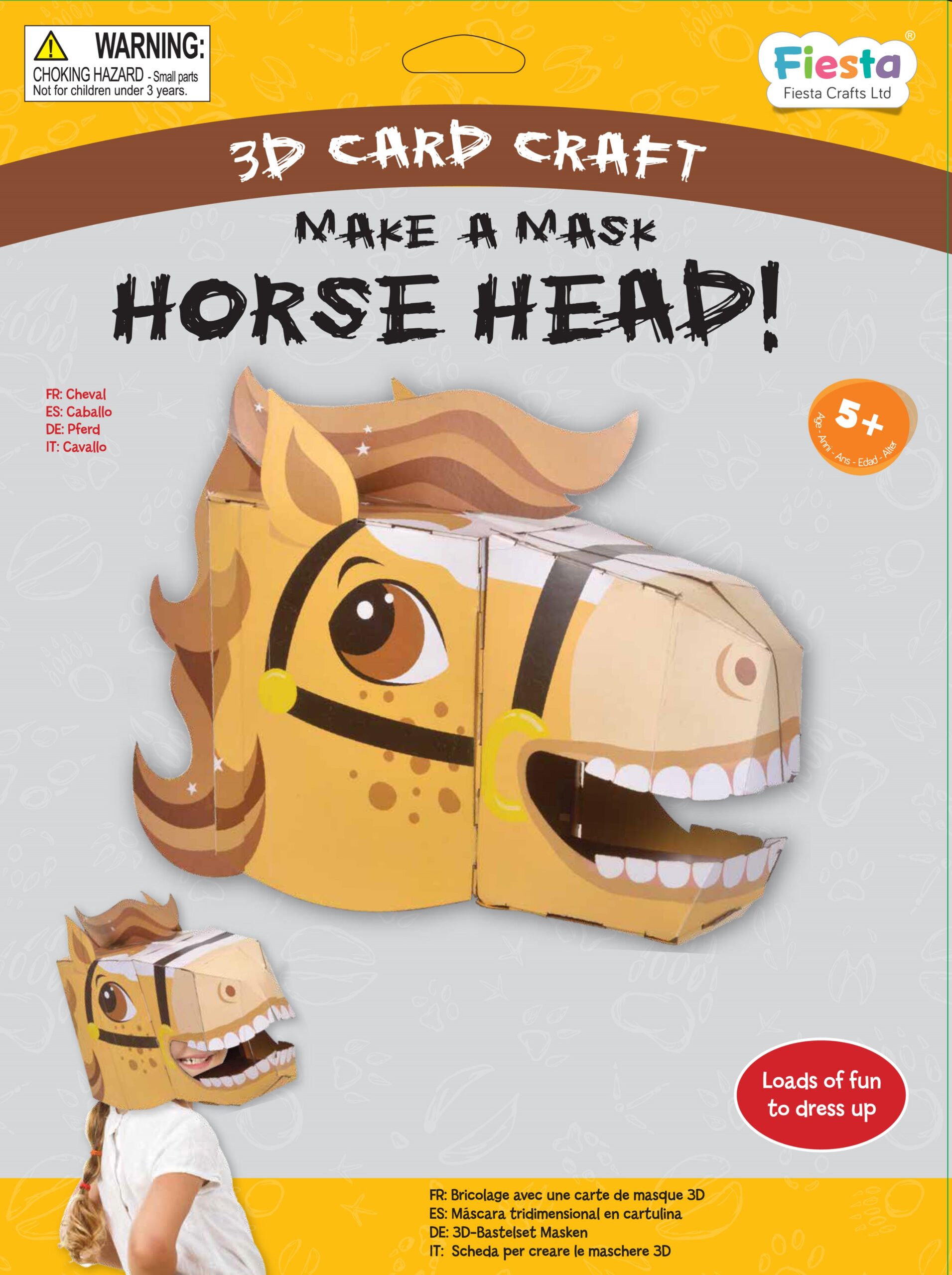 Horse Head 3D Mask