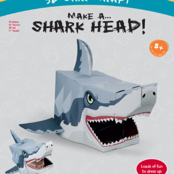 Shark Head 3D Mask