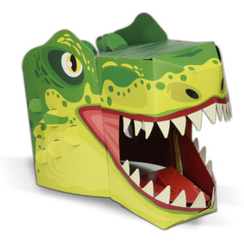 Alternative view of T Rex Head 3D Mask