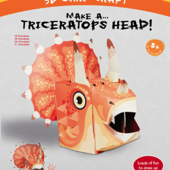 Triceratops Head 3D Mask