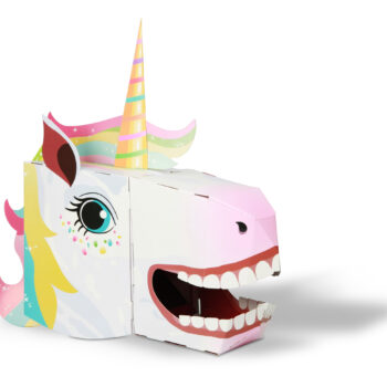 Alternative view of Unicorn Head 3D Mask