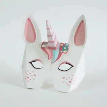 Alternative view of Magical Unicorn Masks