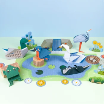 Alternative view of Wetland Wildlife Origami