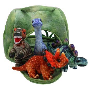 Dinosaur House Finger Puppet Set